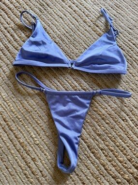 Sommer Swim Lavender Triangle Bikini Set
